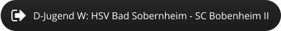 D-Jugend W: HSV Bad Sobernheim - SC Bobenheim II