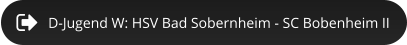 D-Jugend W: HSV Bad Sobernheim - SC Bobenheim II
